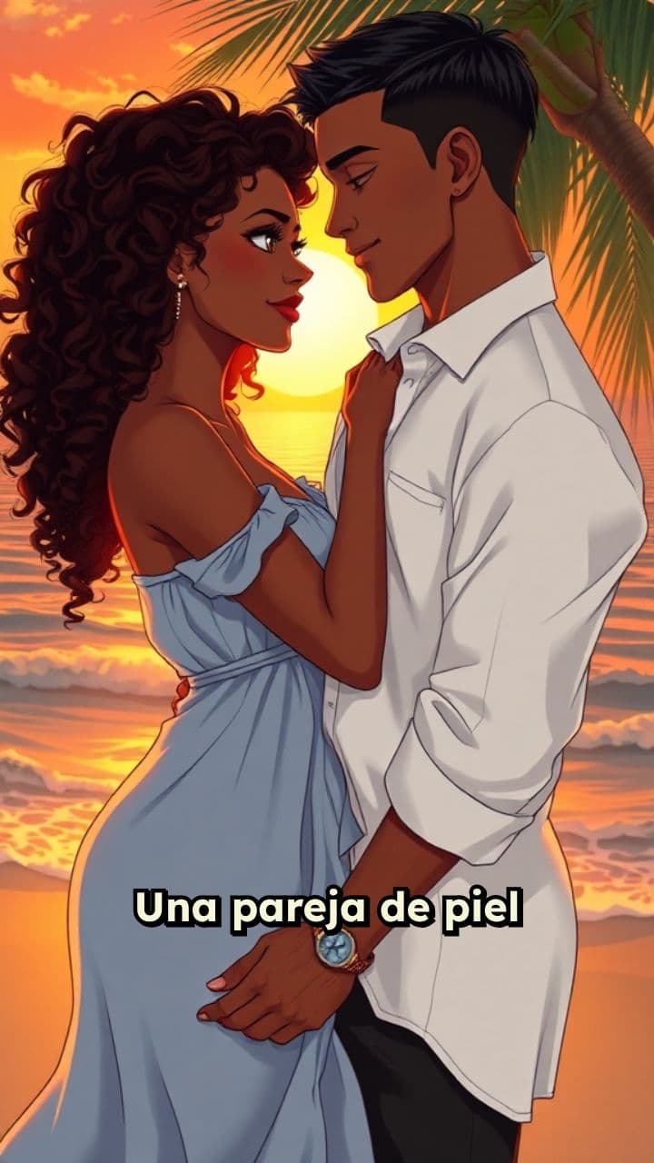 Amor entre piel morena