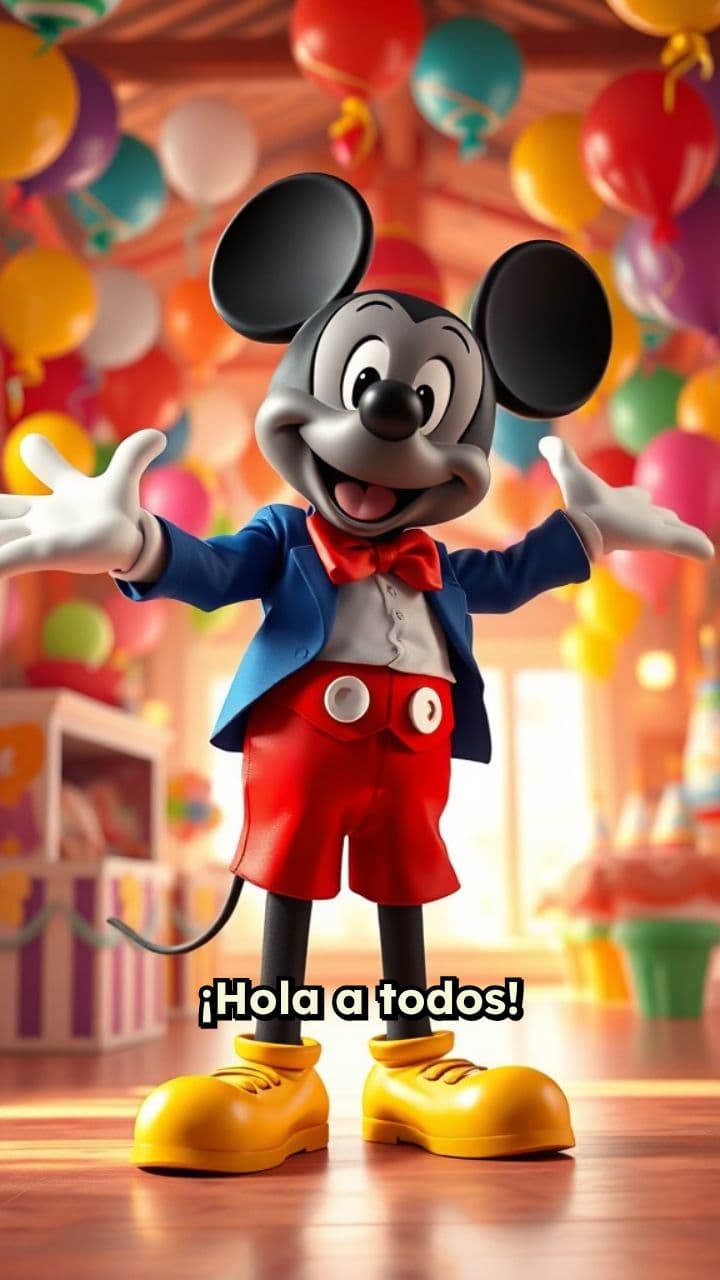 Mickey Mouse te invita al cumpleaños de Jeremías