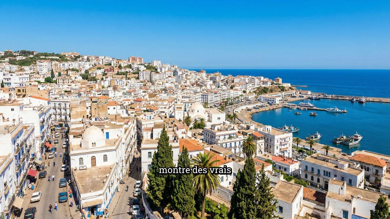 Vues authentiques des villes algériennes