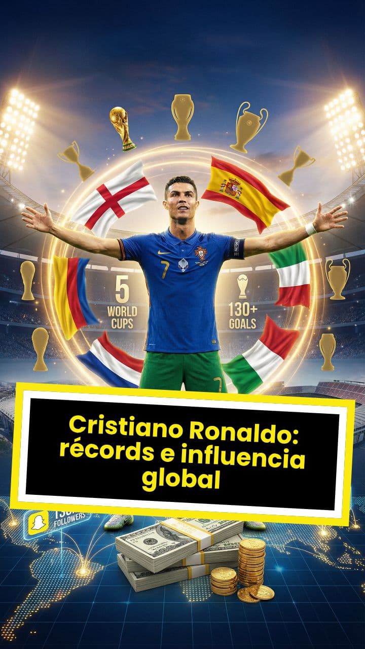 Cristiano Ronaldo: récords e influencia global