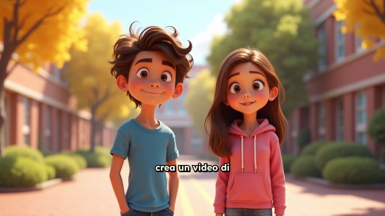 First Encounter in the School Courtyard