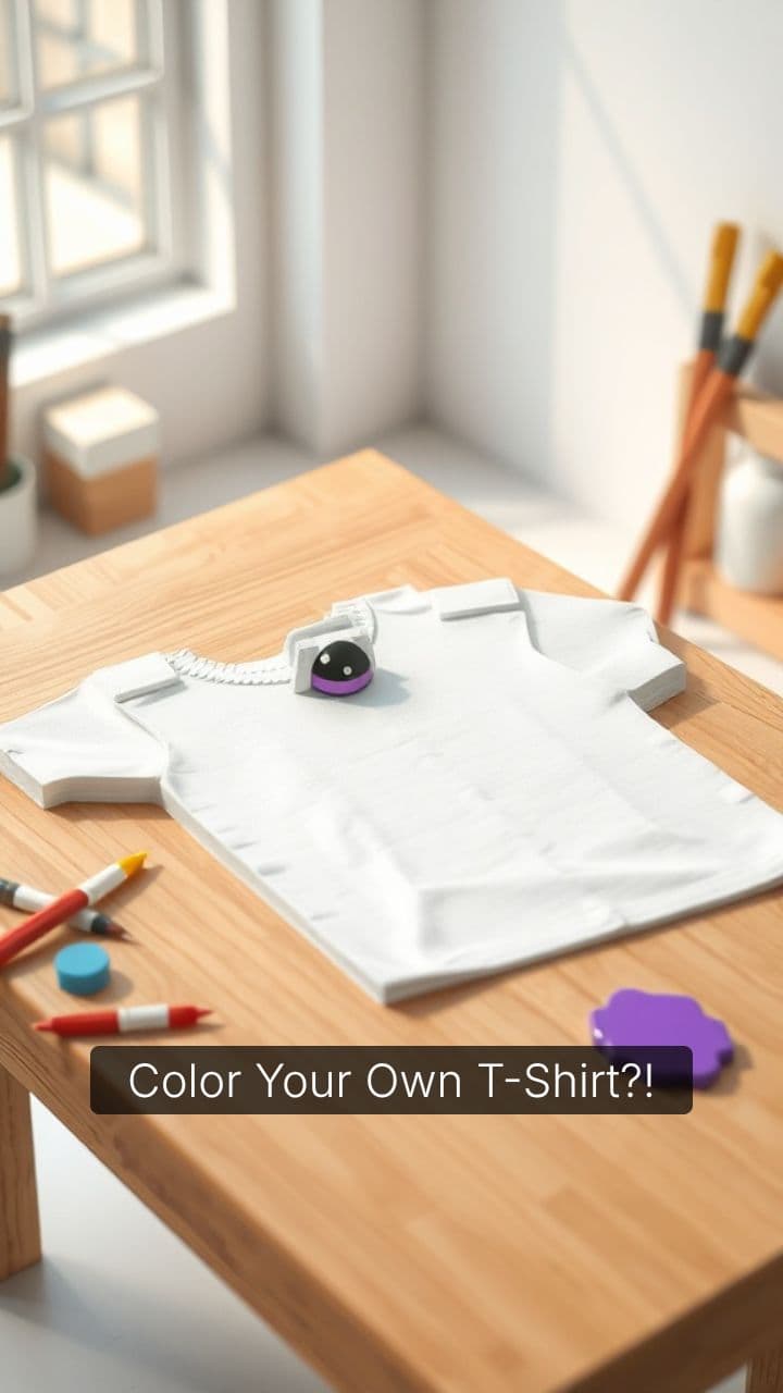 Color Your Own Holiday T-Shirt!