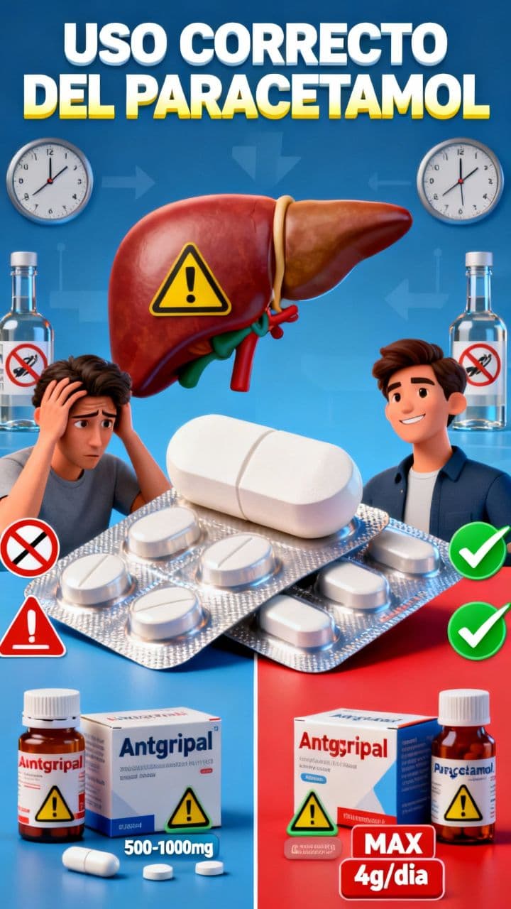 Uso correcto del paracetamol