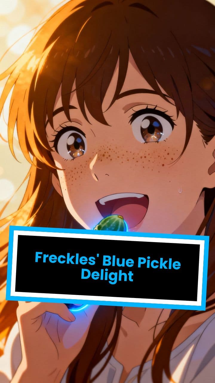 Freckles' Blue Pickle Delight