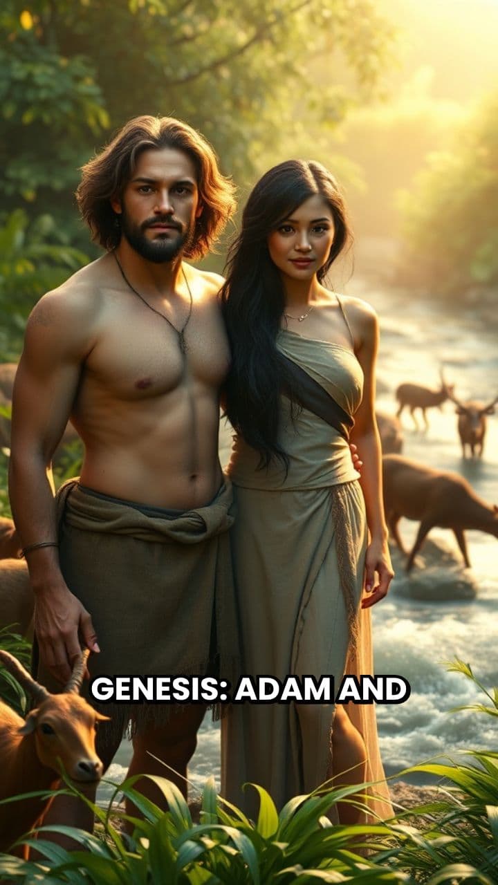 Adam and Eve in Eden