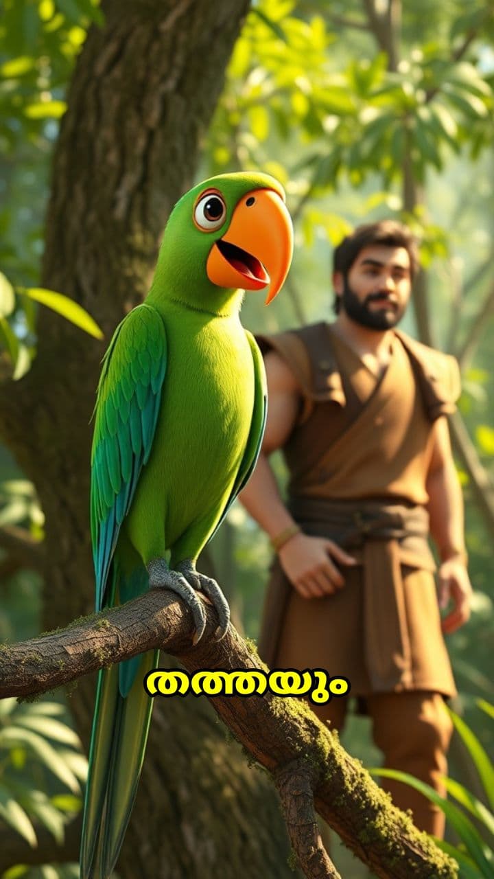 തത്തയുടെ ബുദ്ധിമുട്ട്