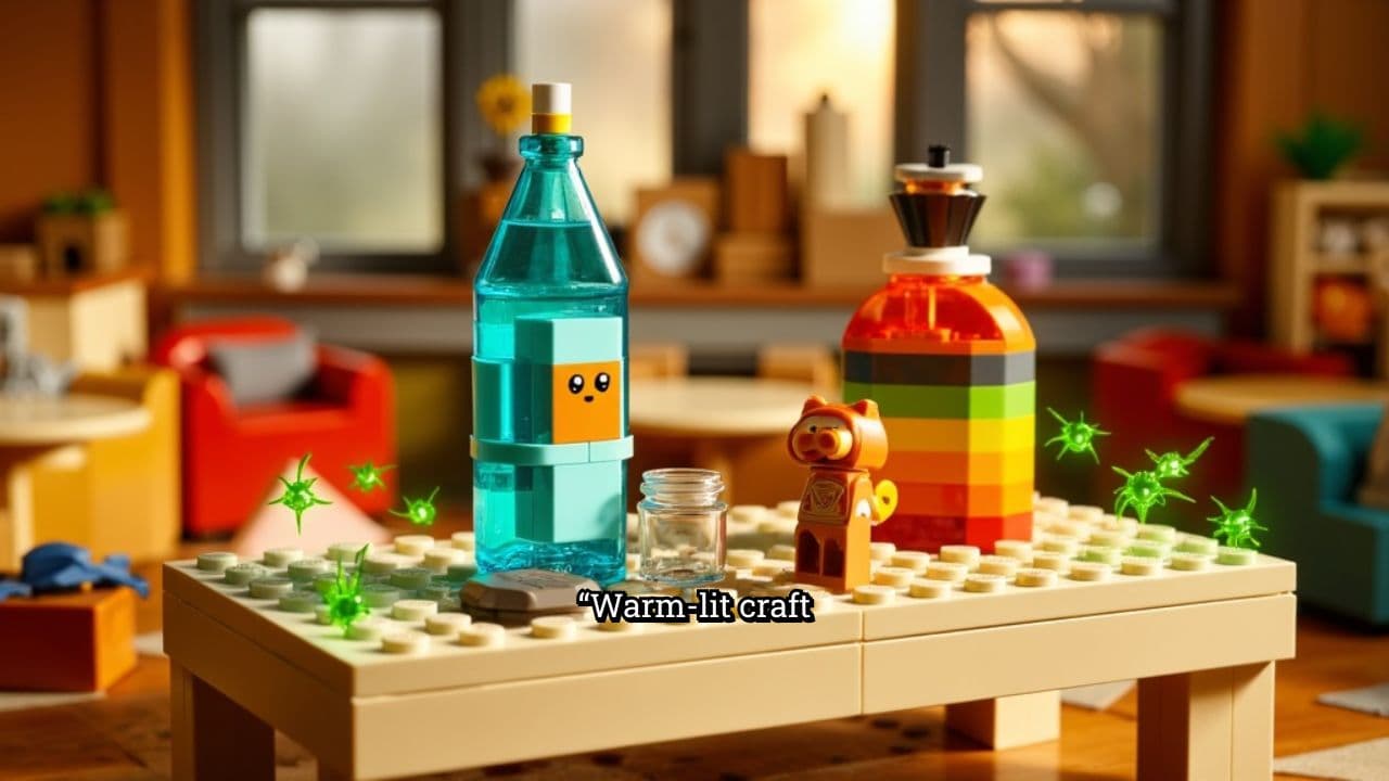 Transformación mágica de desechos en arte