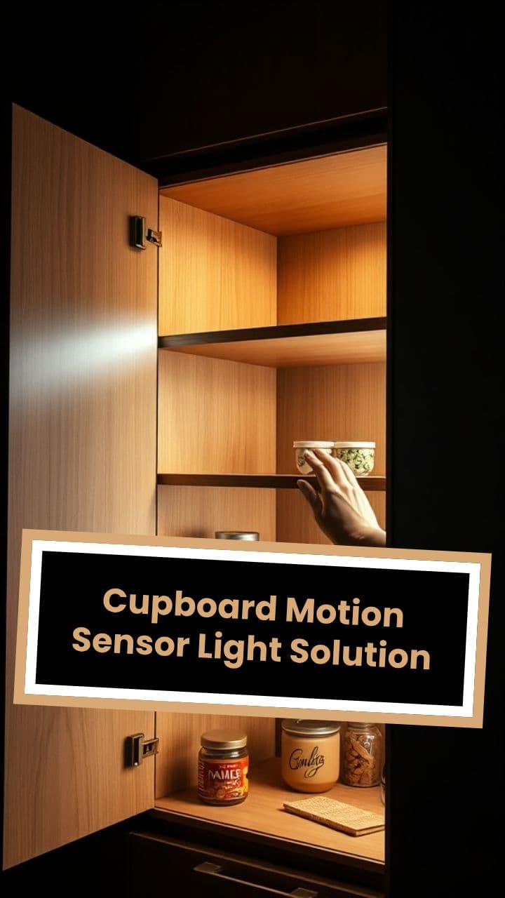 Cupboard Motion Sensor Light Solution