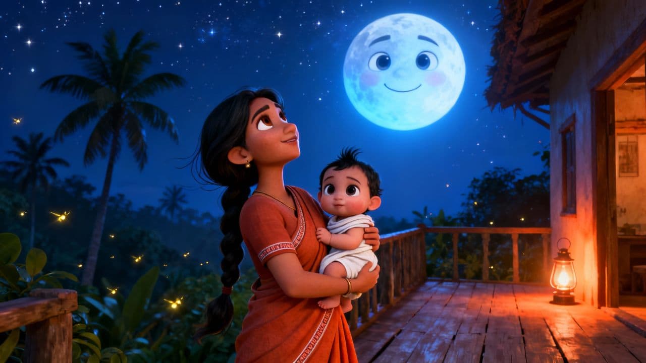 আয় আয় চাঁদ মামা