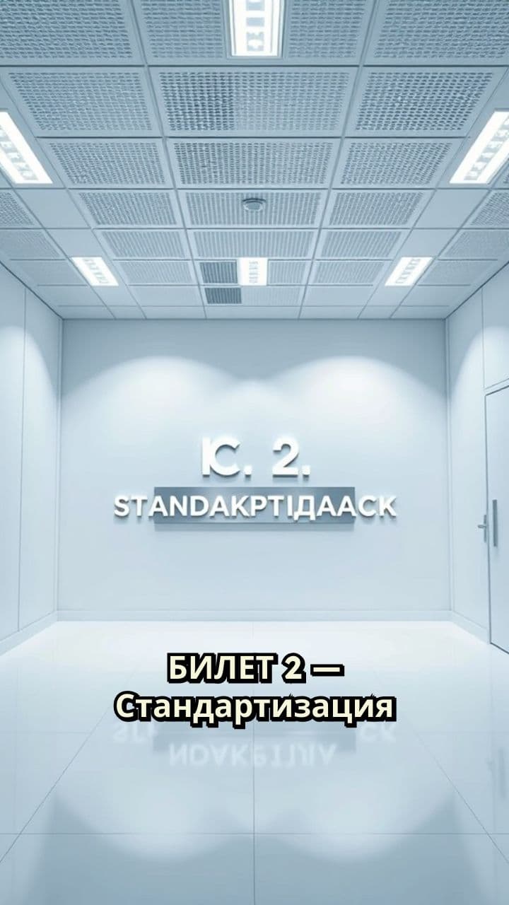 Стандартизация и классификация строительных материалов