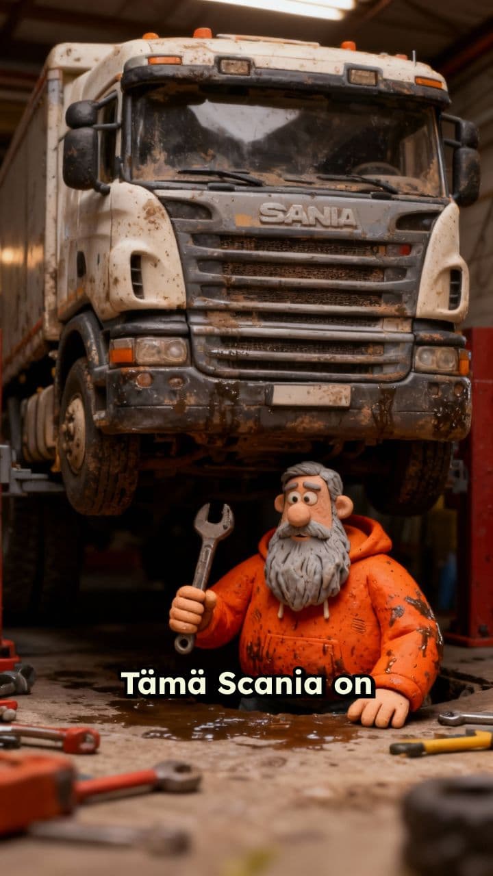 Claymation Truck Trouble