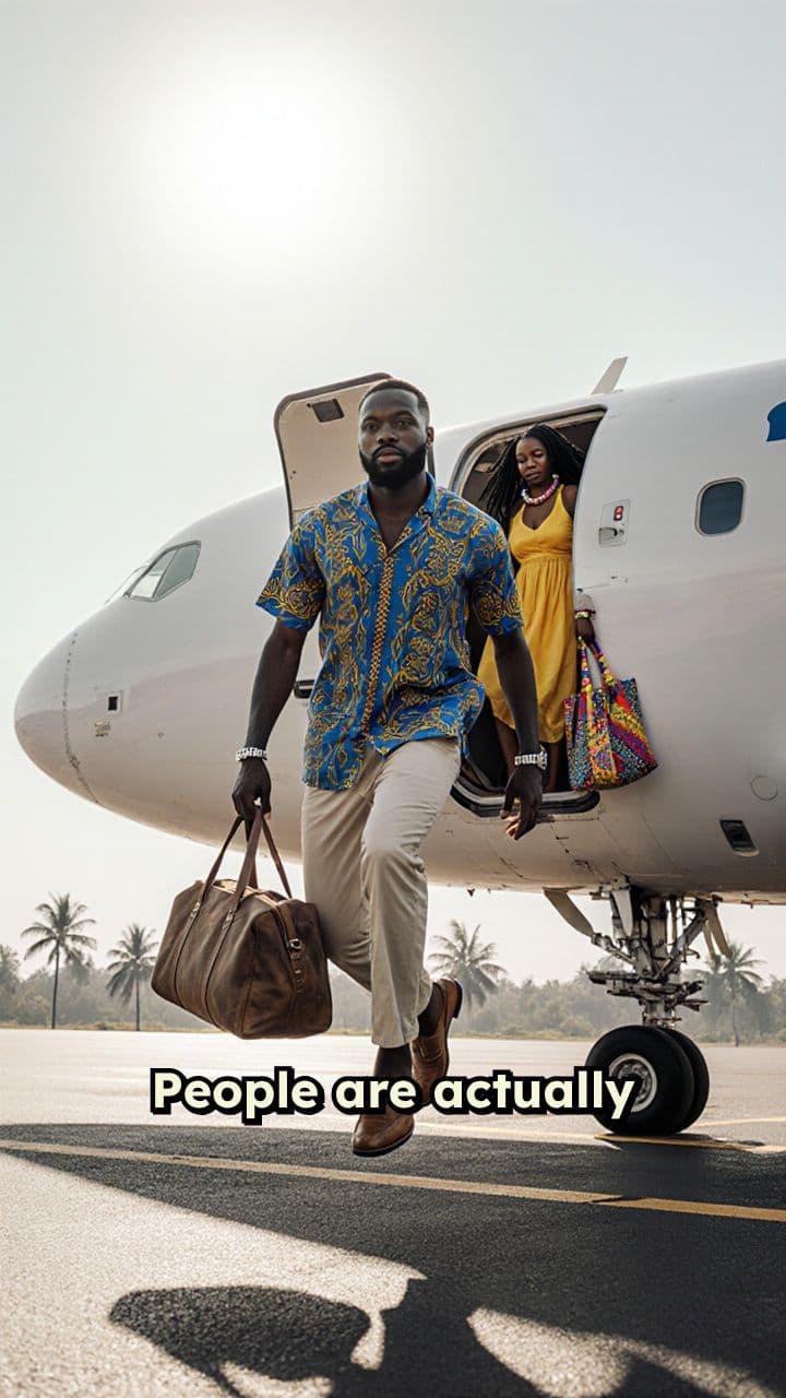 Passengers Jump From Plane After Landing