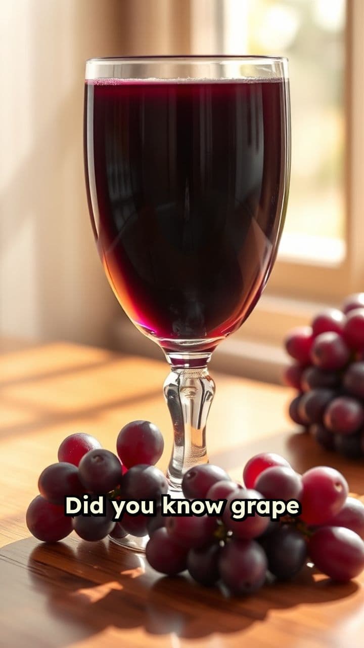 Grape Juice: A Glowing Surprise
