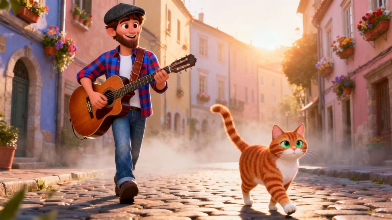 Dachowiec w nocnym trybie