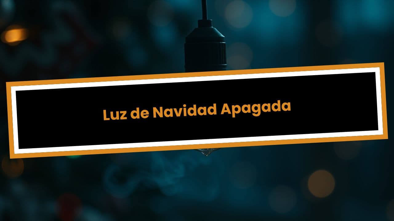 Luz de Navidad Apagada