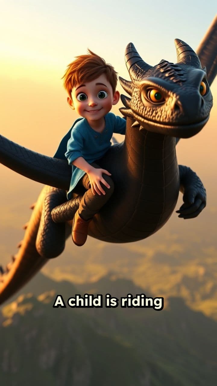 Dragon Duel in the Skies