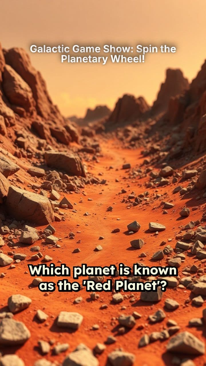 Galactic Game Show: Spin the Planetary Wheel!