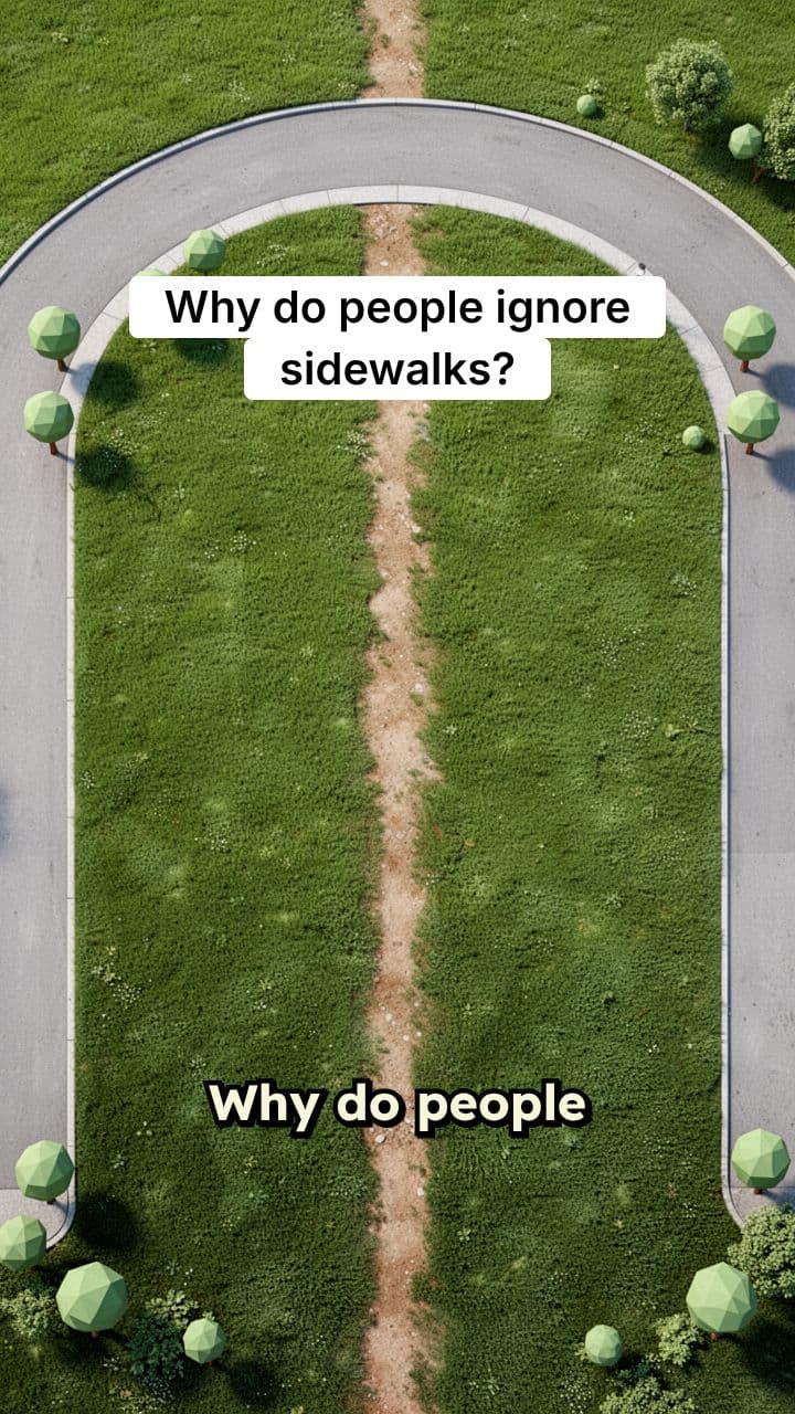 The Geometry of Walking Paths