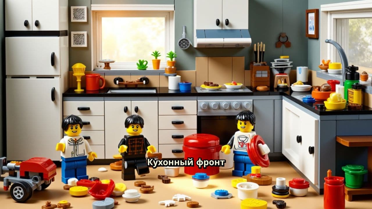 Кухонный скандал: юный нарушитель порядка