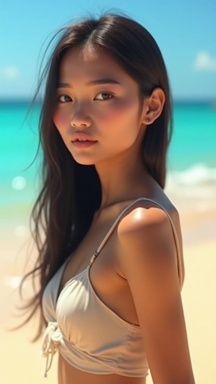 Beach Jumping Jack Celebration