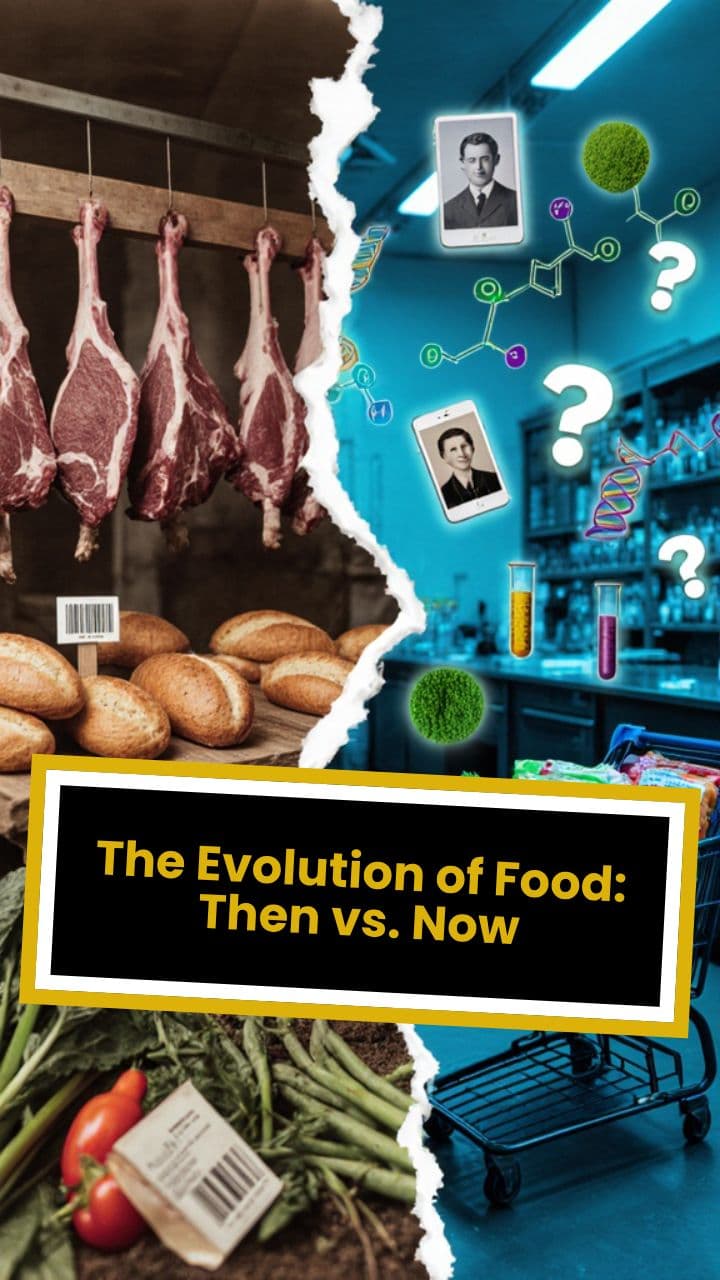 The Evolution of Food: Then vs. Now