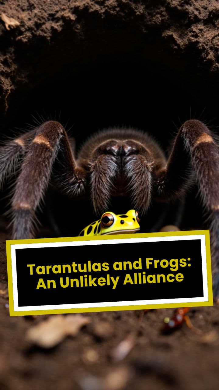 Tarantulas and Frogs: An Unlikely Alliance