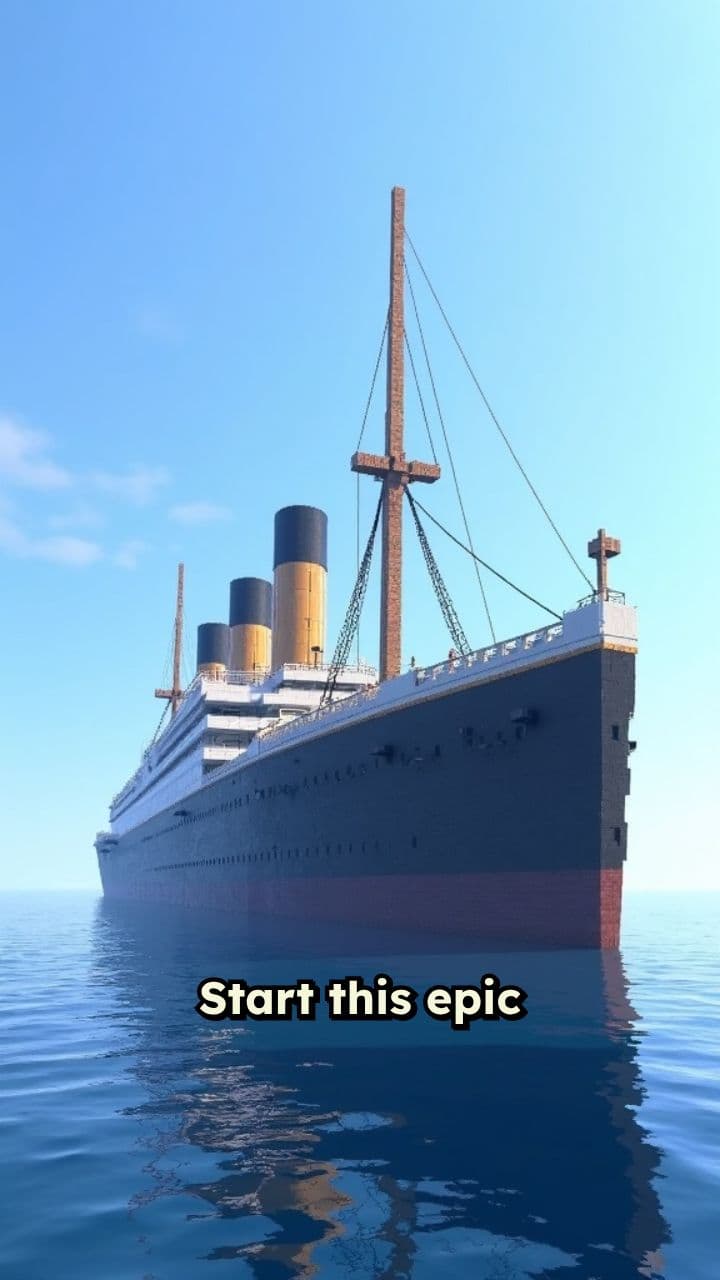 Epic Minecraft Titanic Journey