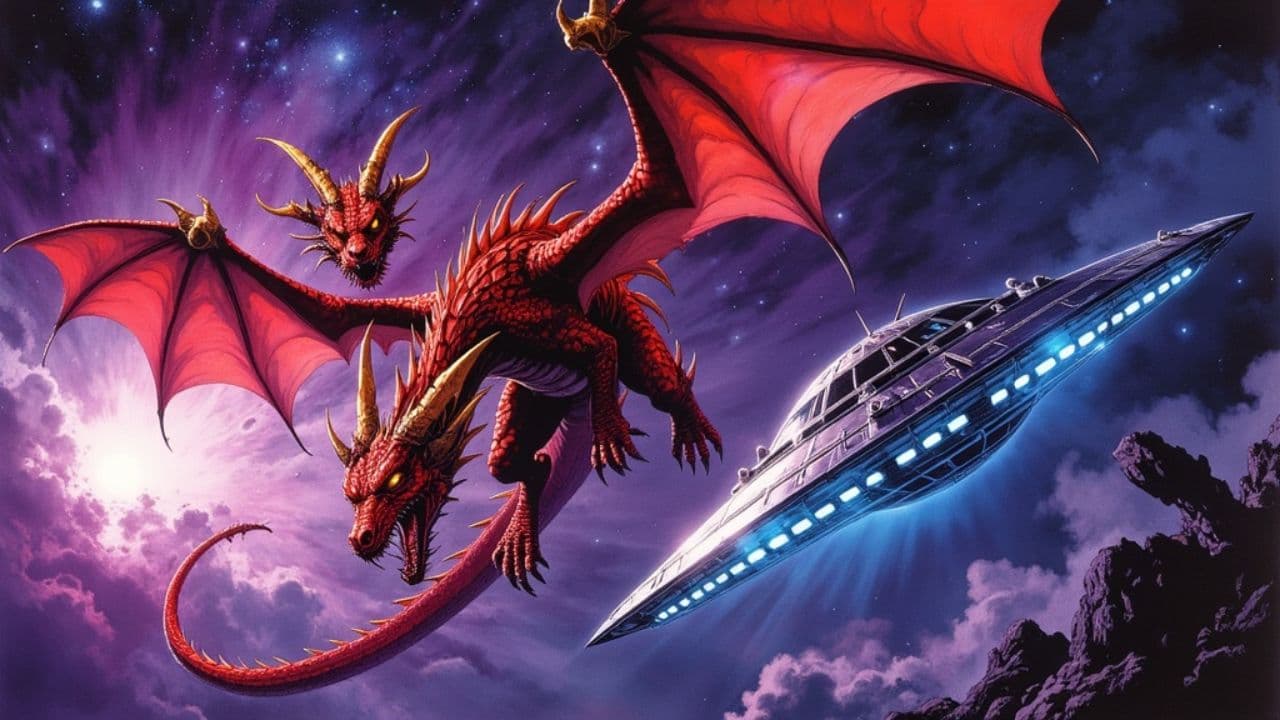 Dragon, UFO, and Ancient Aliens