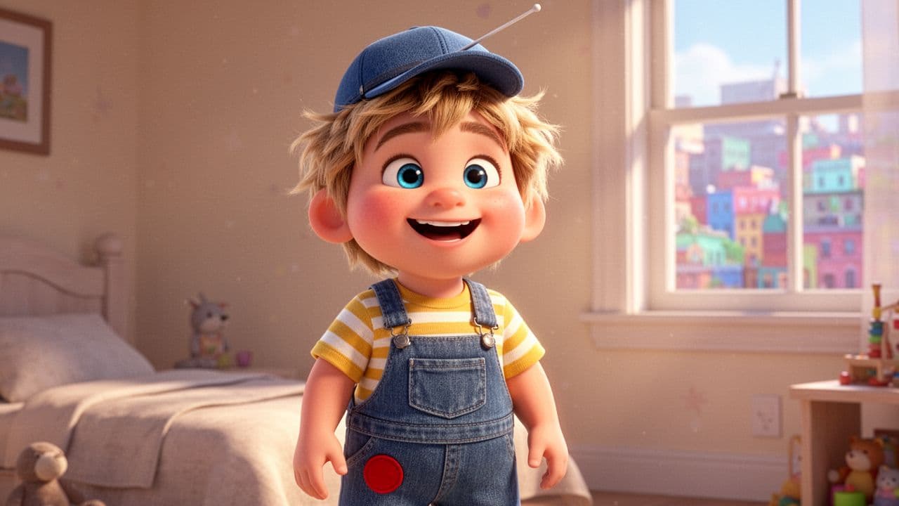 Benjamin fährt Bus 18 in Hamburg