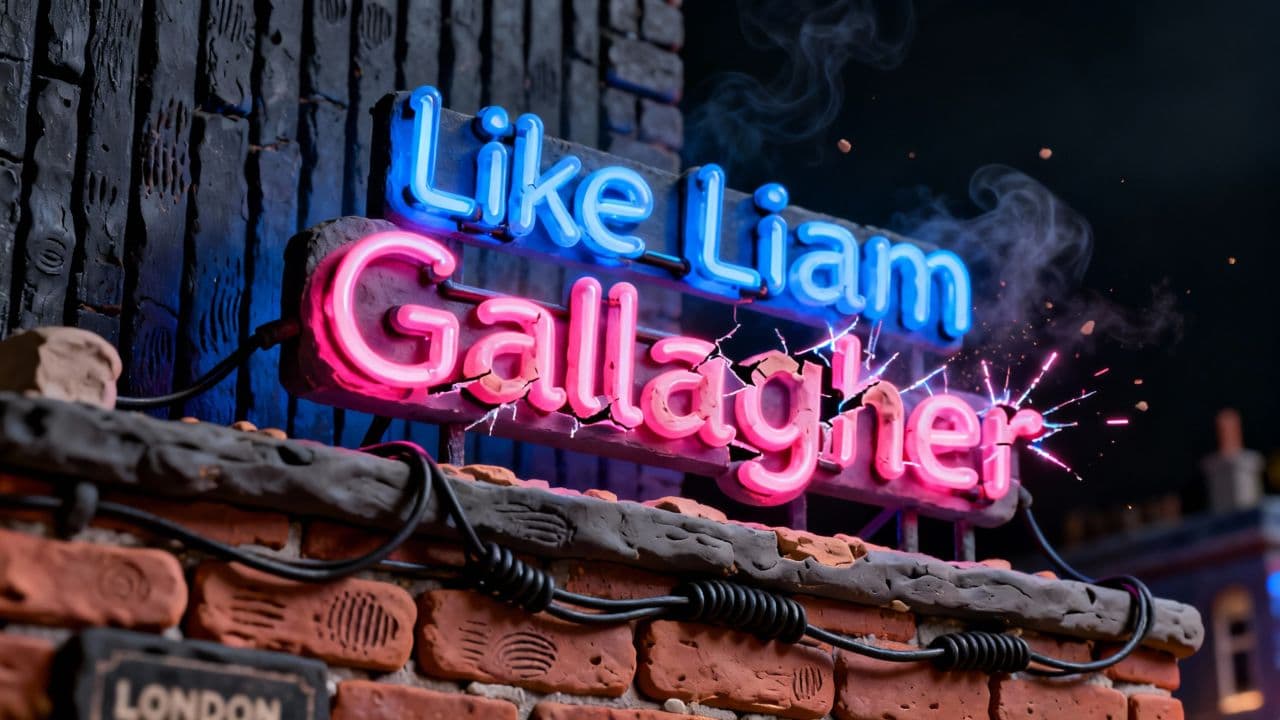 Like Liam Gallagher Claymation Noir