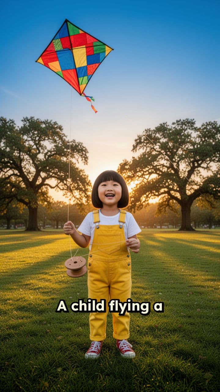 Kite Flying at Sunset