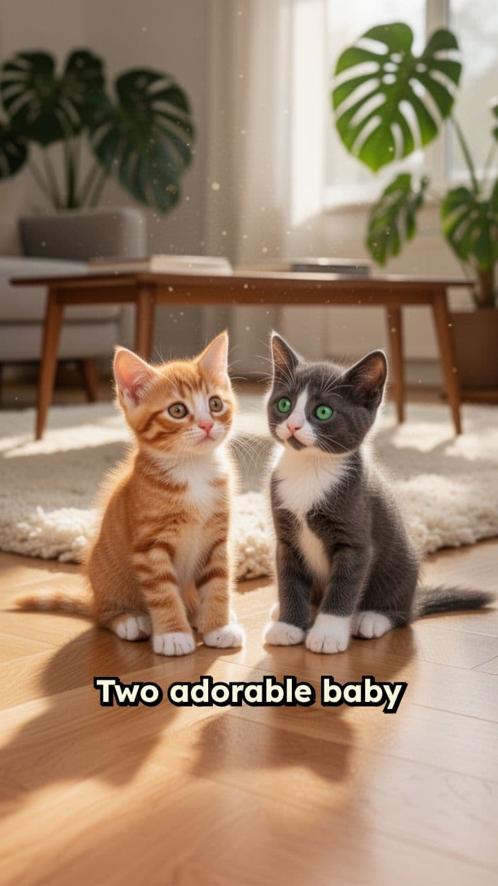 Adorable Kittens Playing and Cuddling