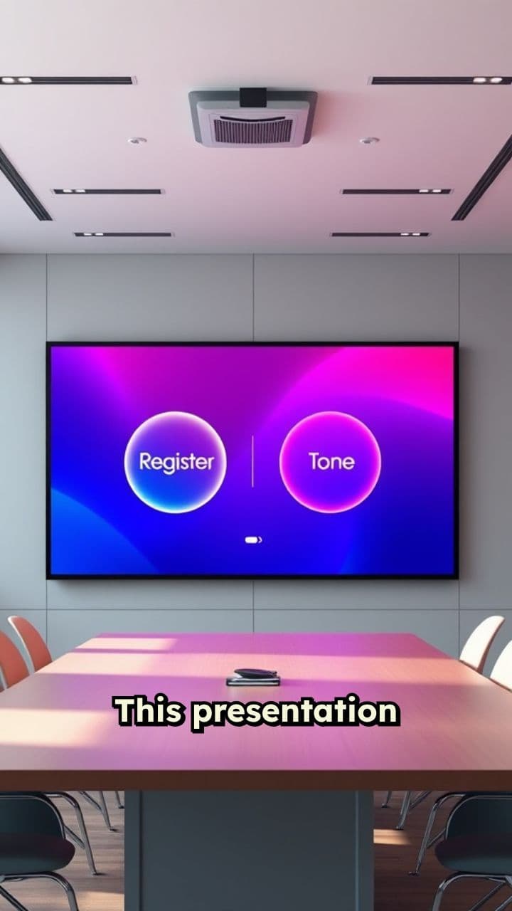 Understanding Register and Tone in Communication