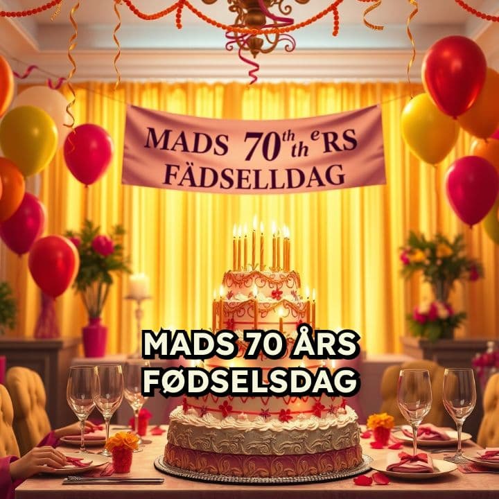 Mads' 70th Birthday Celebration