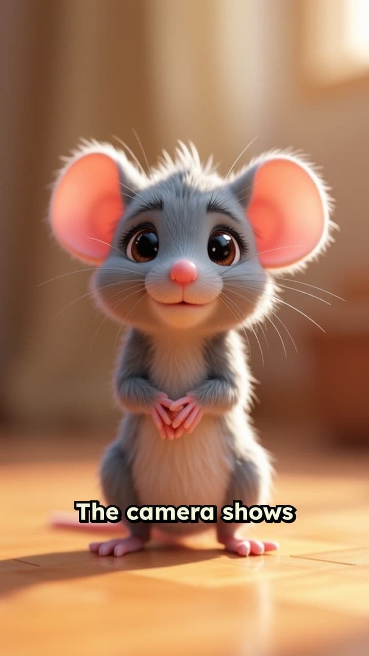 Süßer Tiger-Maus mit Luftküssen