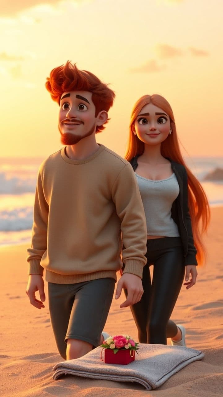 Proposta de Casamento Pixar na Praia
