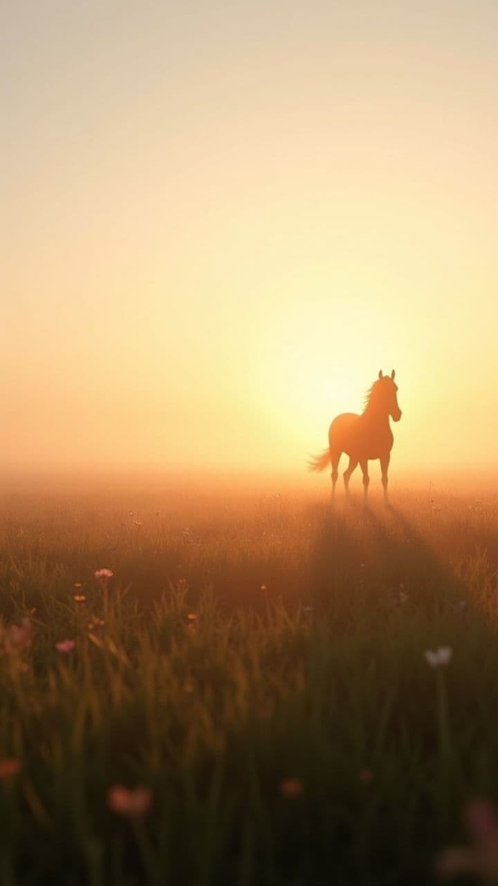 Chevaux et rêves en lumière