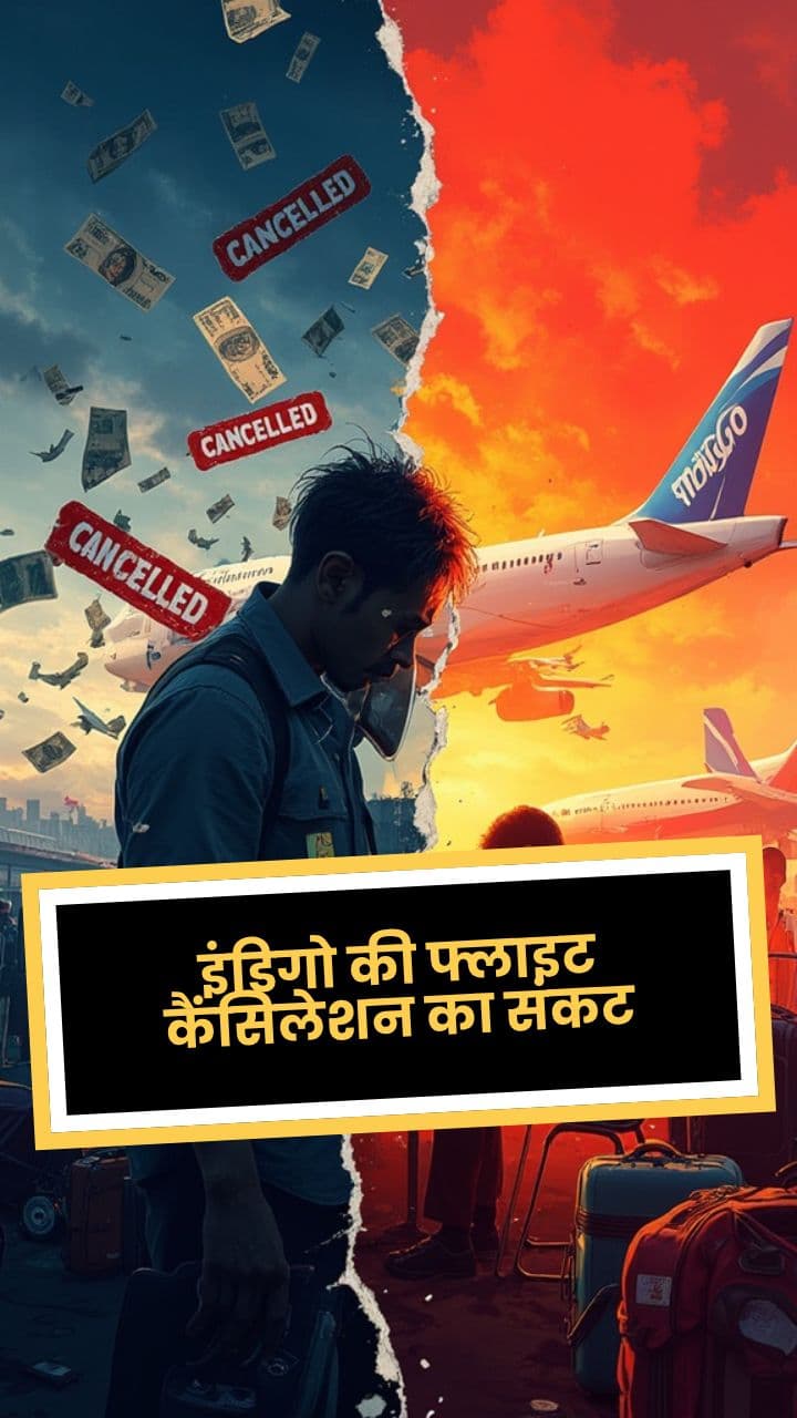 इंडिगो की फ्लाइट कैंसिलेशन का संकट