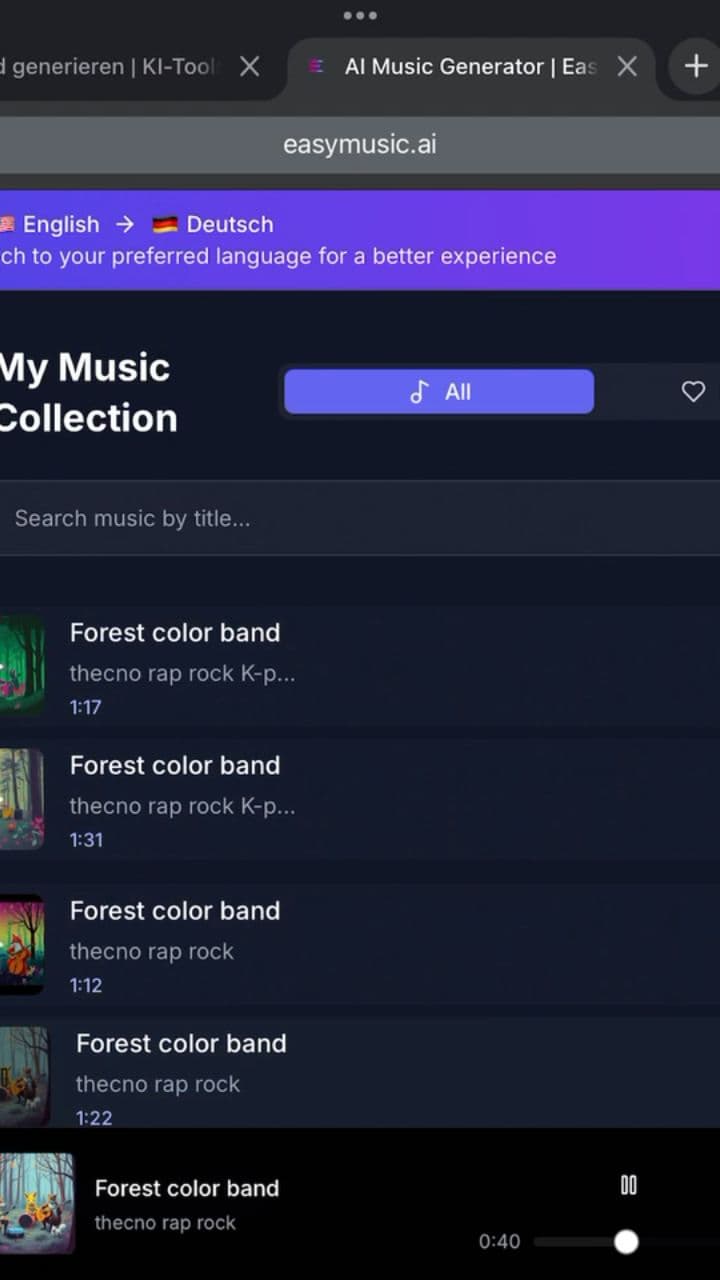 Forest Color Band Anthem
