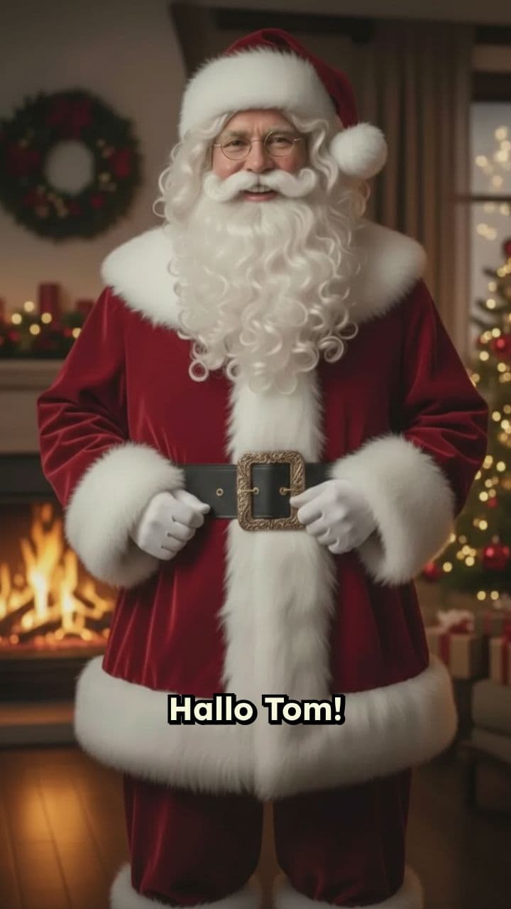 Der Weihnachtsmann entschuldigt sich