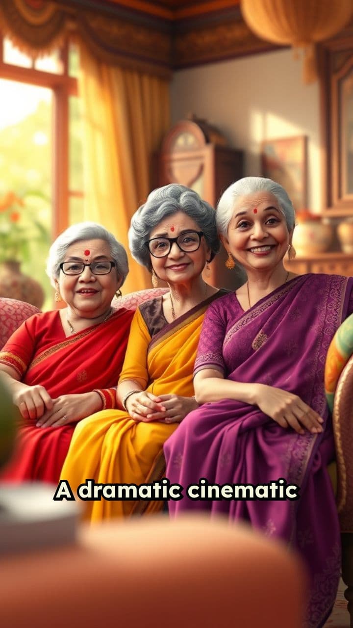 Aunties in the Background