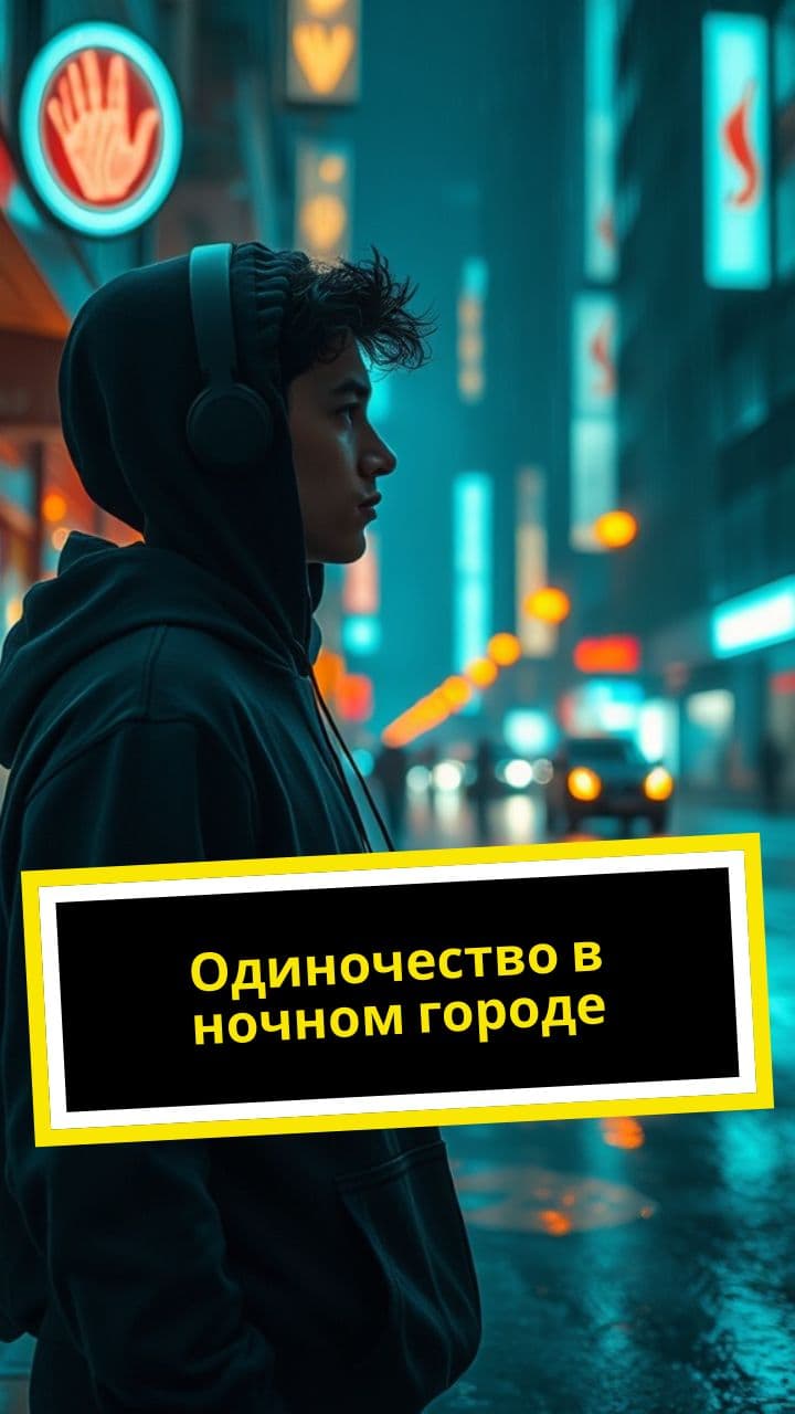 Одиночество в ночном городе
