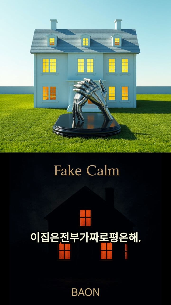 가짜 평온으로 가득 찬 집