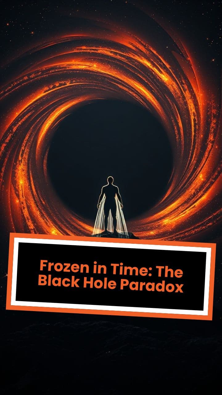 Frozen in Time: The Black Hole Paradox