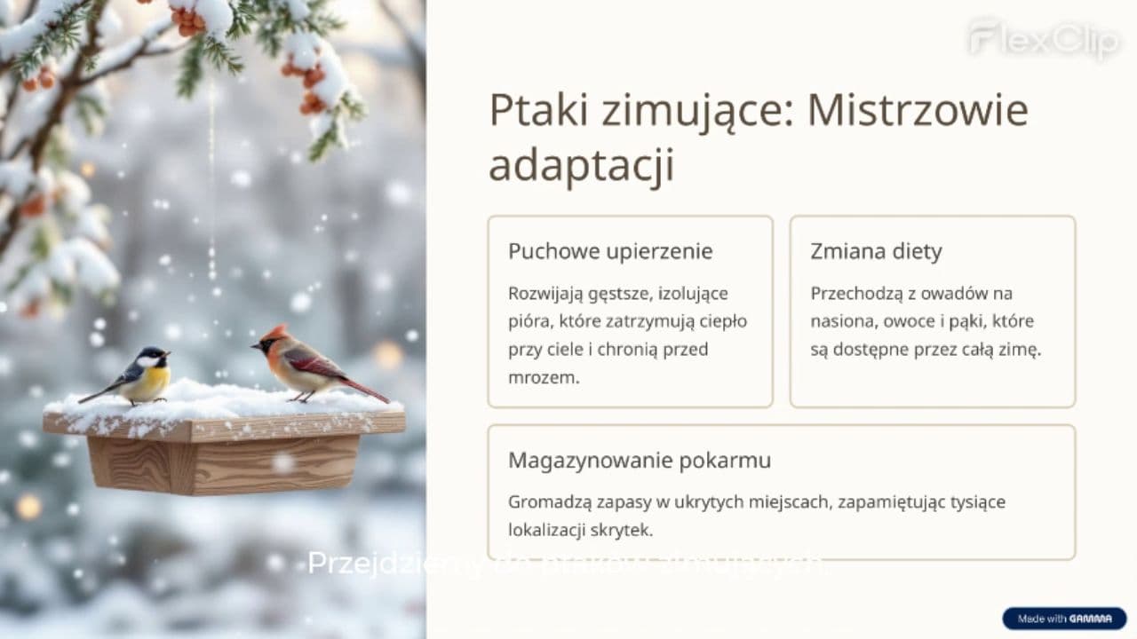 Jak ptaki przetrwają zimę