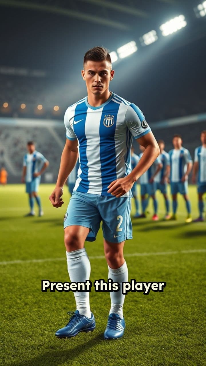 Player in Motion for Match Lineup