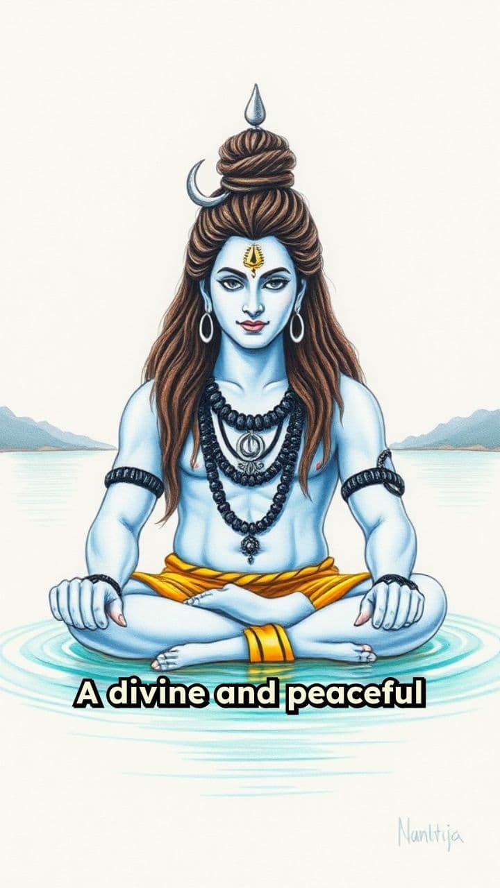 Lord Shiva’s Blessing in Meditation