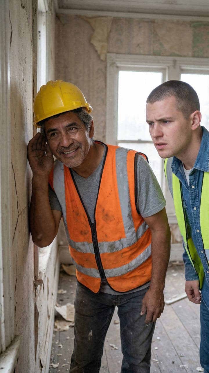 Rescatan gatita atrapada en una pared