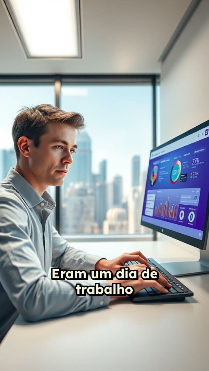 Dia de Trabalho no Escritório