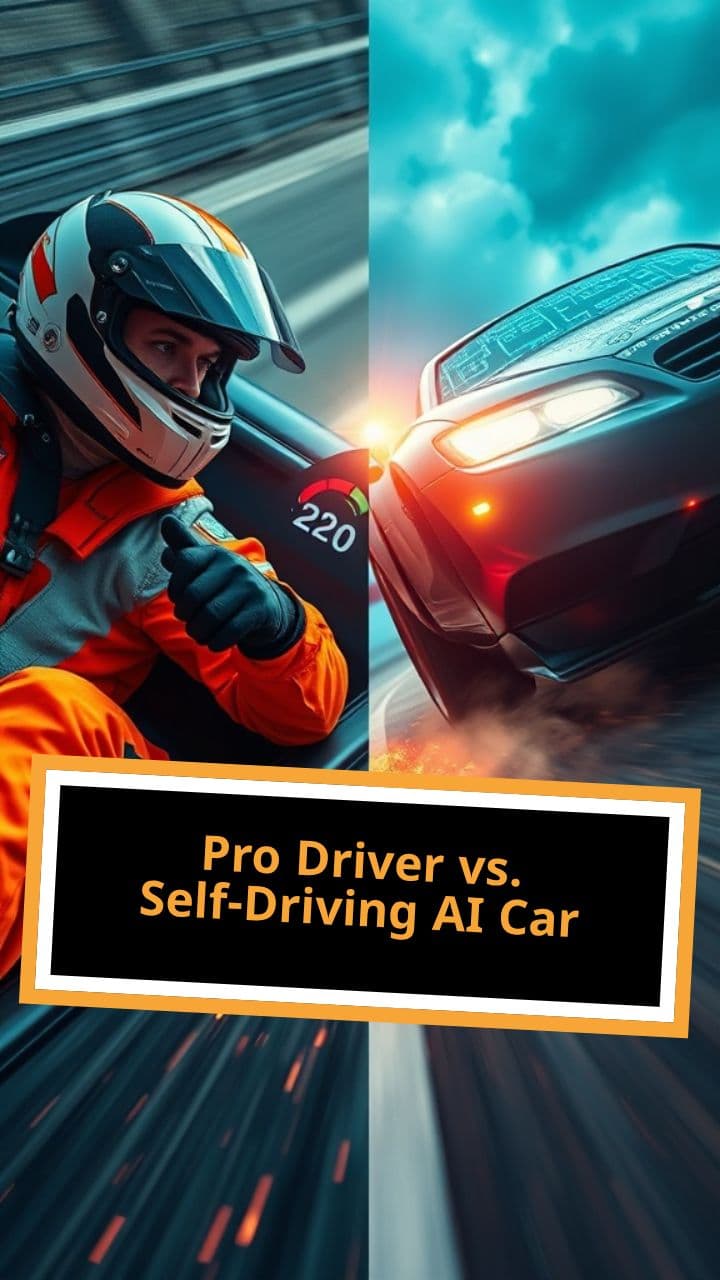 Pro Driver vs. Self-Driving AI Car